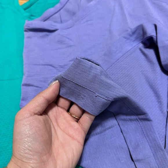 Lululemon Swiftly Tech Racerback Tank Top 2.0 bundle Purple and Kelly Green - Picture 6 of 9